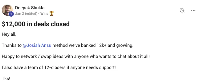 feedback from customer