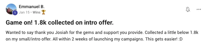 feedback from customer